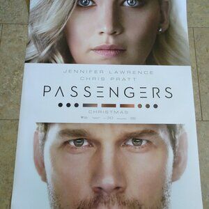 Passengers - Movie Poster with Chris Pratt as Jim Preston & Jennifer Lawrence